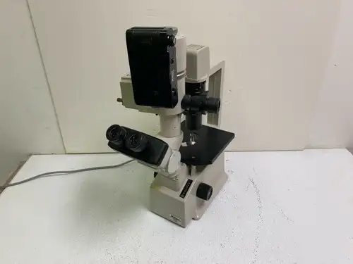 Nikon TMS TMS-F Inverted Microscope w/ (4) Objectives & FX-35DX Camera