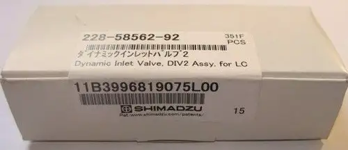 Shimadzu 228-58562-92 Dynamic Inlet Valve DIV2 Assy for LC