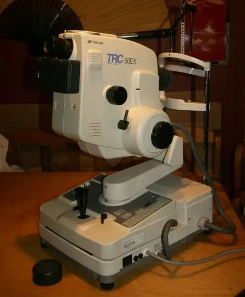 TOPCON TRC-50EX MYDRIATIC FUNDUS RETINAL CAMERA