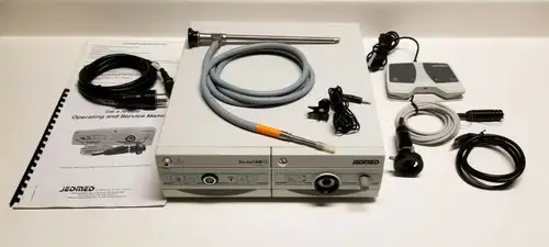 JedMed Endostrob StroboCAM II Video System w/ Jedmed 49-4072 Laryngoscope