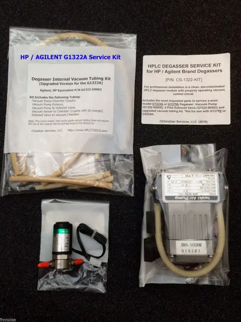 Degasser Pump Tubing & Valve Kit; Agilent HP; Vacuum; G1322-60000 & G1322-60003