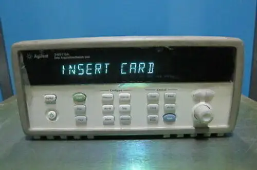 Agilent/Hp 34970A Data Acquisition/Switch Unit With Built-In 6.5-Digit Dmm