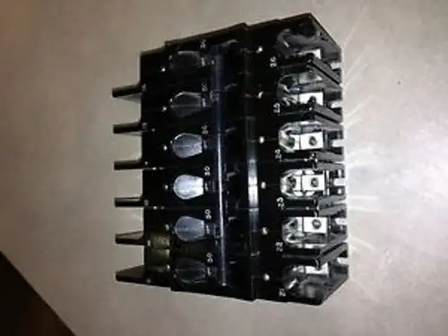 219-6-2601-665 Airpax Circuit Breaker 6 Pole 30A