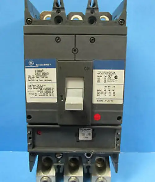 General Electric 3 Pole 400 Amp With 175 A Trip Unit Sgha36At0400 ..... Va-42
