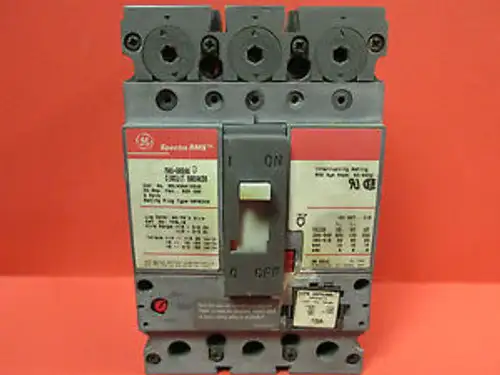 General Electric Spectra Rms 30 Amp 3 Pole Circuit Breaker Sela36Ai0030 .. Vc-52