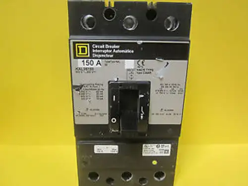 Square D Kal36150 Breaker 150 Amp 3 Pole Wb-34