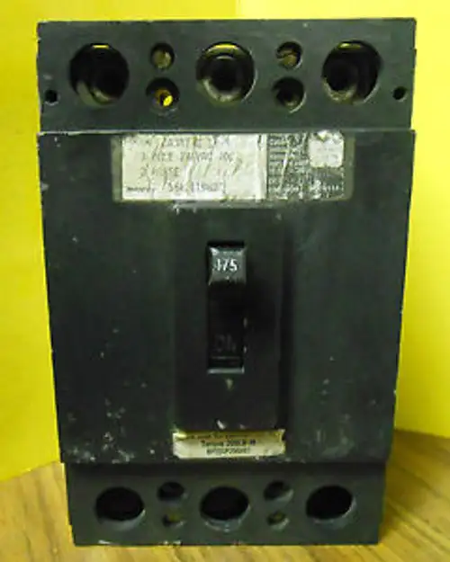 Westinghouse 175 Amp 3 Pole Circuit Breaker Ca3175W Ca3175 .......Wa-96