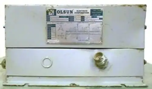 Olsun Electrics Corp Transformer Class Aa 13105 S-62220 5Kva 3Ph 60Hz Gt5Ny-1