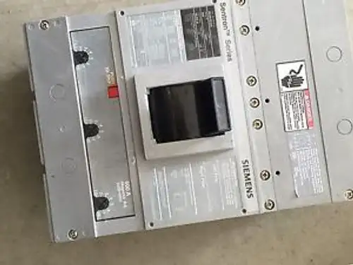 Siemens Hld63F600 Sentron 600A 600 Amp 3 Pole Hld6-A Circuit Breaker