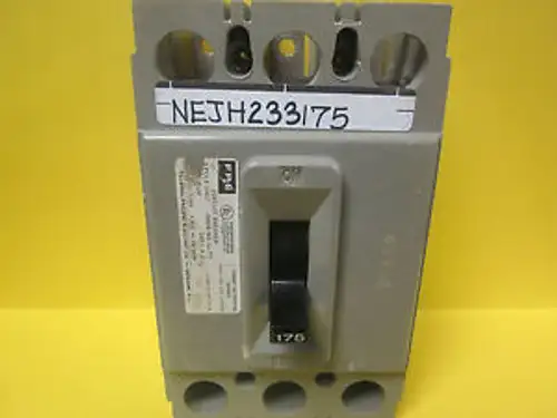 Fpe / Federal Pacific 175A. 3 Pole Type Nejh Nejh233175 Breaker.......Wa-33