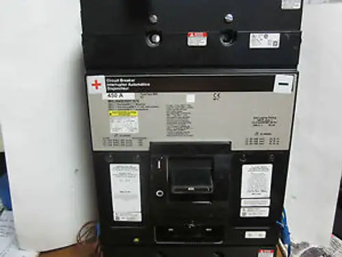 Square D 450A. 3P. Breaker W / Aux. & Undervoltage Trip Mhl3645025Dc1679 Yd-119