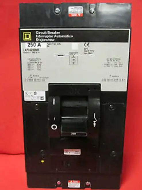 Square D Lap36250Mb 250 Amp 3 Pole Circuit Breaker .............. Va-76