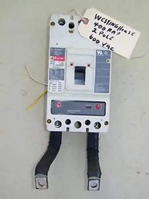Westinghouse Circuit Breaker-Hm2P400X5W Hm2P4Xws10 400 Amp. 2-Pole 600 V.