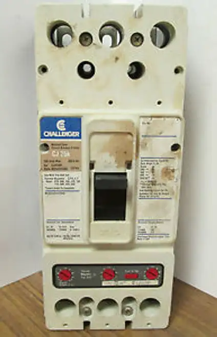 Challenger Molded Case Breaker 250A 3P Cj3250F W/150A Trip Unit ........ Wb-87