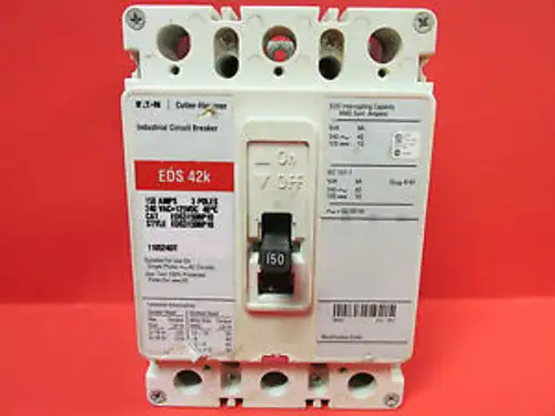Eaton / Cutler-Hammer 150 Amp 3 Pole Circuit Breaker Eds3150 .......... Vc-35
