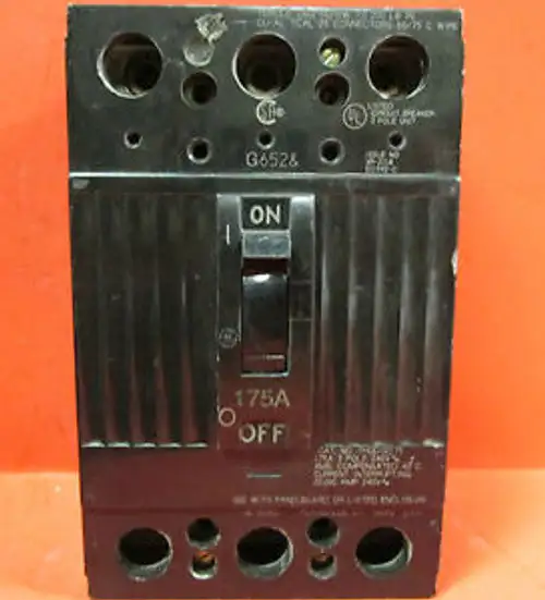 General Electric 3 Pole 175 Amp Thqd32175 Circuit Breaker ........ Vc-89