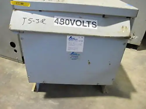 Acme 30 Kva 3 Phase 480 X 120/208 Volt Nema 3R Transformer - T5-3R