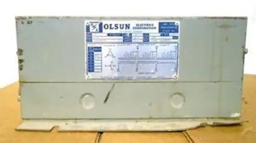 Olsun Dry Type Transformer 9340 S-33773 Gt3Lf-2 3Ph 3Kva