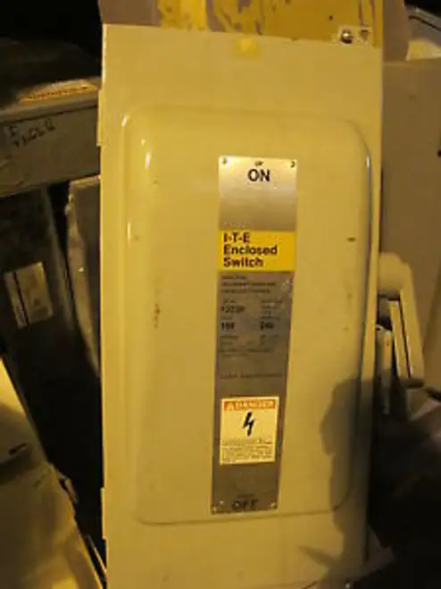 Ite F323H 100 Amp 240 Volt Nema 12 Disconnect