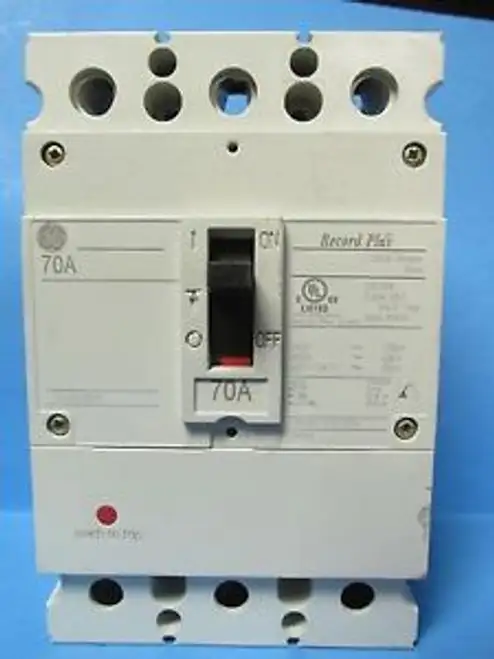 General Electric Fbn36Te070Rv Record Plus 3 Pole 70 Amp Naval Breaker ... Vd-25