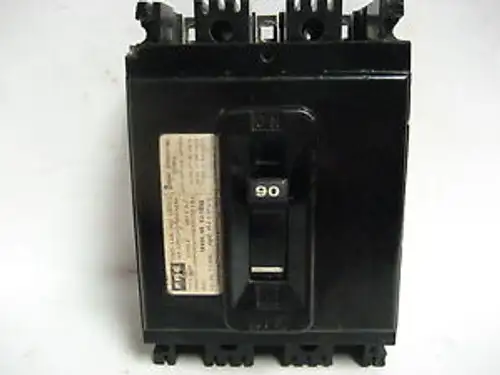 Fpe 90 Amp 3 Pole 480 Vac Type Nef Circuit Breaker A-55A