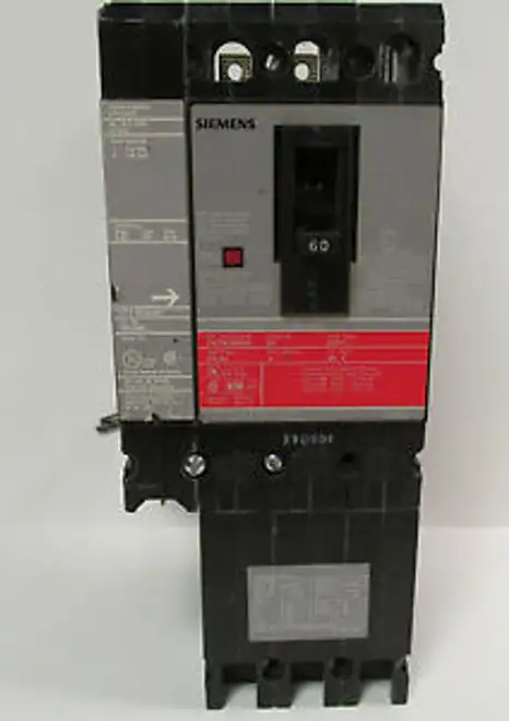 Siemens 3 Pole 60 Amp Breaker Cat No. Ced63B060 W/Shunt Trip ....... Wb-142