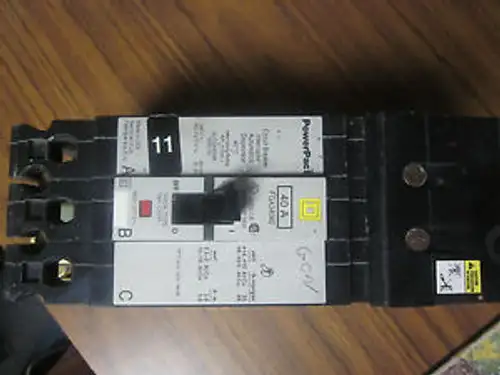 Square D 40 Amp 3 Pole I-Line Circuit Breaker Fga34040...........Yc-255