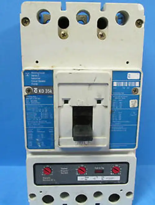 Westinghouse Kd3400F Kd 35K 3 Pole 400 Amp Circuit Breaker W/225A Trip ... Wh-11