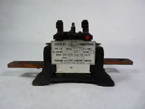 Packard 17965-1 Type Lm Current Transformer 300:5A 60Hz 600V Wow