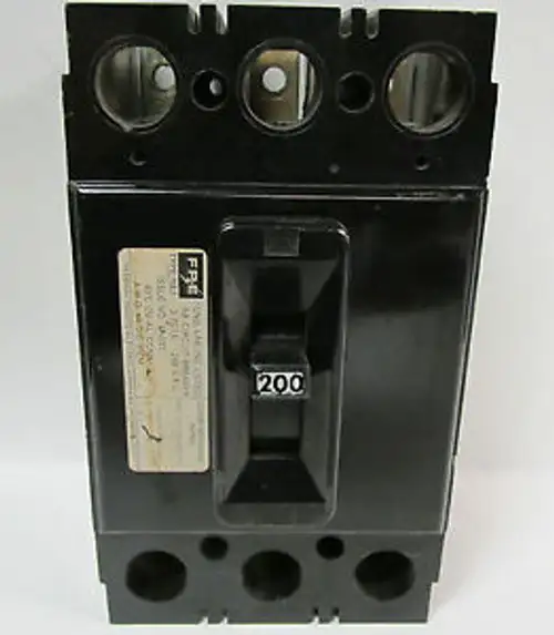 Fpe Federal Pacific 3 Pole 200 Amp Nej233200 Circuit Breaker ....... Vc-21
