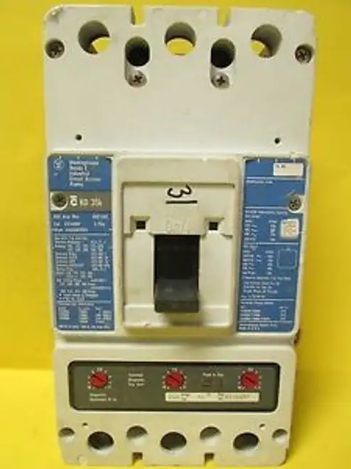 Westinghouse Kd3400F Kd 35K 3 Pole 400 Amp W/ Shunt Trip & 225A Trip ... Vd-22A