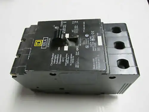 Square D 125 Amp 3 Pole Circuit Breaker Edb34125 R-03B