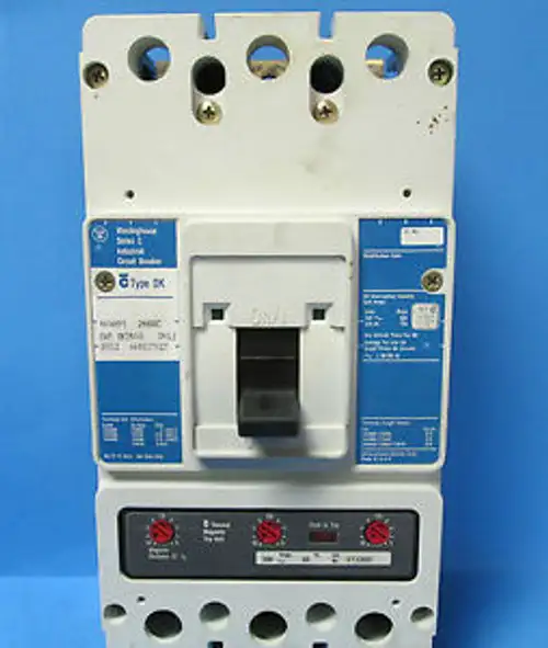 Westinghouse Type Dk 400 Amp 3 Pole Breaker Dk3400X W/ 300A Trip ....... Wh-71