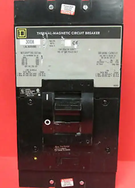 Square D 300 Amp 3 Pole Circuit Breaker Lal36300Mb ............. Va-17