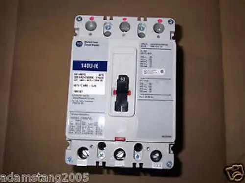 Allen Bradley 140U-16C3-C60M 3 Pole 60 Amp Circuit Breaker