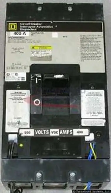Square D Lhl3640030Dc-Lg1 Breaker 400 Amp Shunt Trip Aux Sw