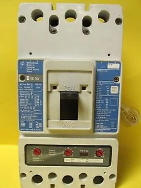 Westinghouse Kd3400F Kd 35K 3 Pole 400 Amp W Shunt Trip & 225A Trip ... Vd-22