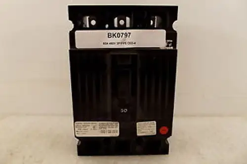 Fpe Federal Pioneer 60A 480V 3P Circuit Breaker Ced Frame Ced134060 Ced-4
