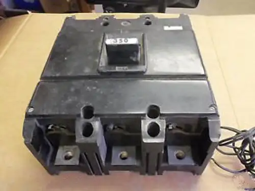 Federal Pacific Njl631350Stj-3 3 Pole 350 Amp Circuit Breaker Shunt Trip