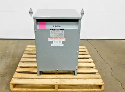 Square D 45 Kva 480 208Y/120 45T3H Transformer 45Kva 208 Y 33749-17212-082 480V