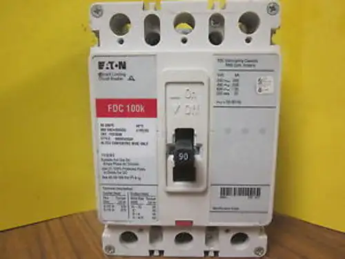 Eaton / Cutler-Hammer 90 Amp 3 Pole Fdc 100K Circuit Breaker Fdc3090 .....Wa-45