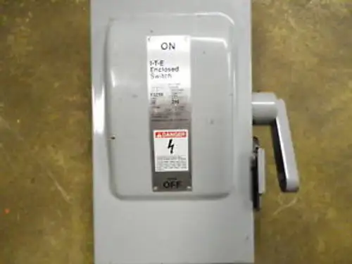 Siemens/Ite 30A Disconnect F321H F321-H
