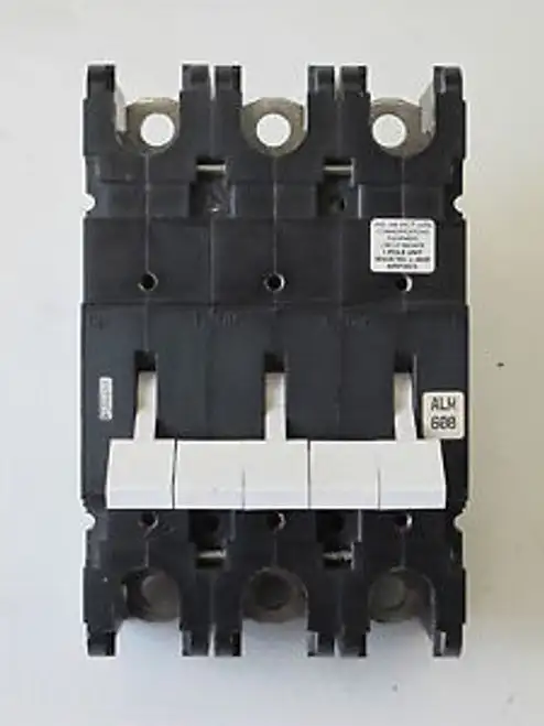 Airpax 256628200 3 Pole 600 Amp Circuit Breaker Jtmp-3-Irls4R-30617-600 Wht Hndl