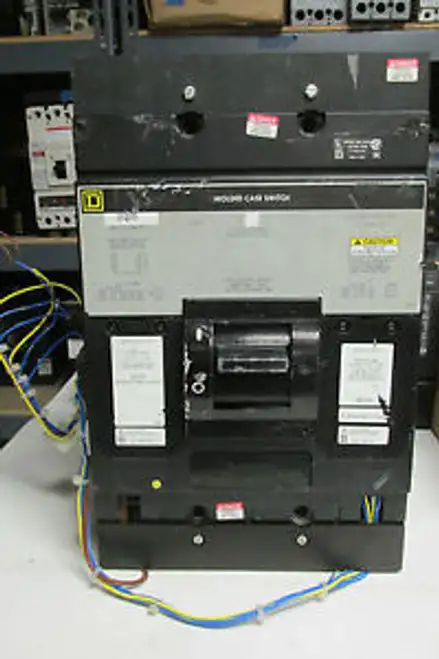 Square D 1000A Molded Case Switch W/Undervolt & Aux. Cat Mhl36000M1287 .. Vg-03