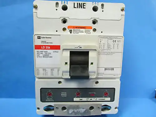 Cutler-Hammer Ld3600F 600A 3 Pole Circuit Breaker Frame W/ 500 A.Trip ... Wm-45