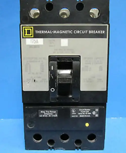 Square D 3 Pole 175 Amp Circuit Breaker Cat No. Khl36175 ......... Vc-112
