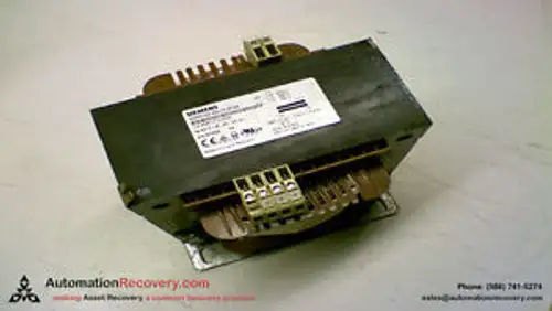 Siemens 4Am6142-5Aj10-0Fa0 Transformer 110V 14.5A 50/60Hz