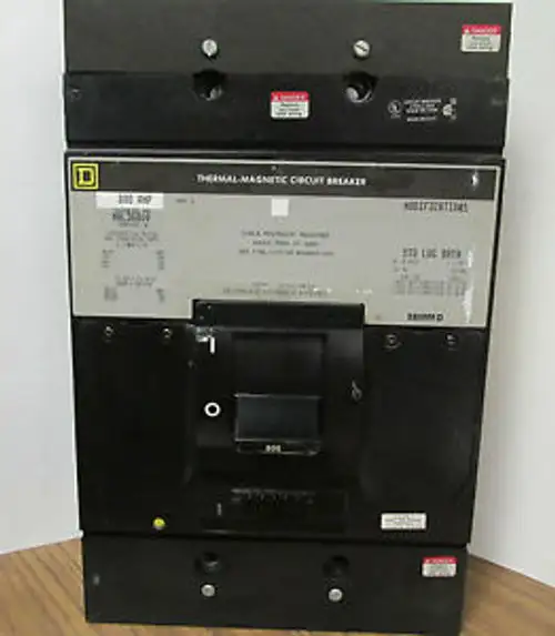 Square D 800 Amp 3 Pole Circuit Breaker Cat No. Mhl36800 .... Vf-09
