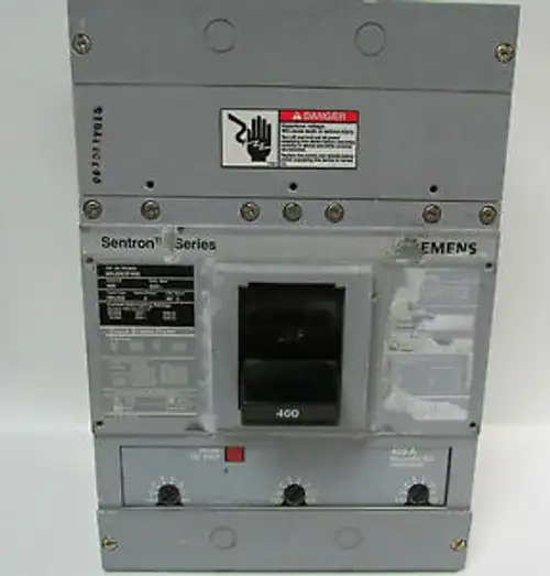 Ite Siemens 400 Amp 3 Pole Breaker W/2 Aux.Switces. Hhjd63F400 ... Wc-83