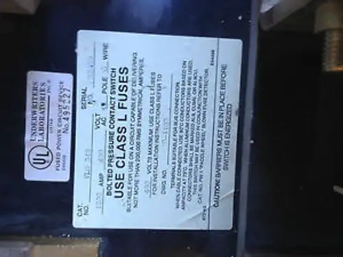 VLB348 Boltswitch 1200A
